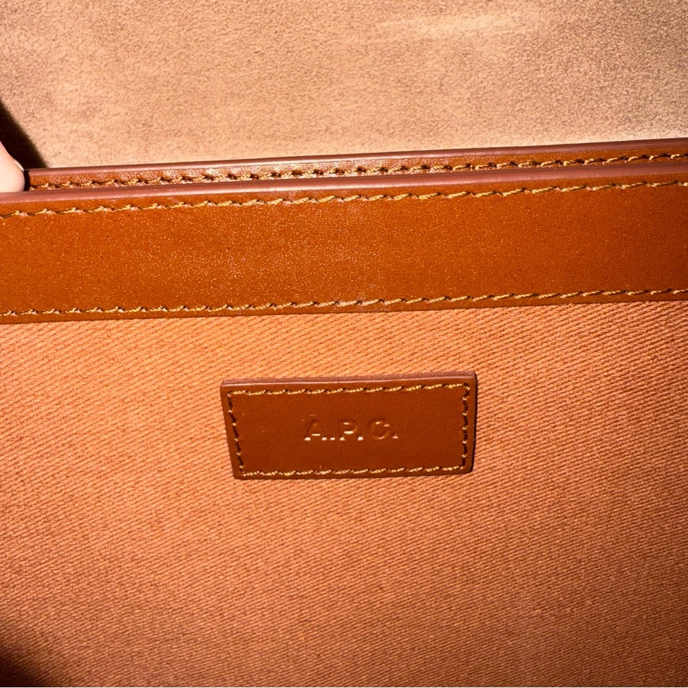 A.P.C. Large Grace Bag in Brown - Picture 10 of 10